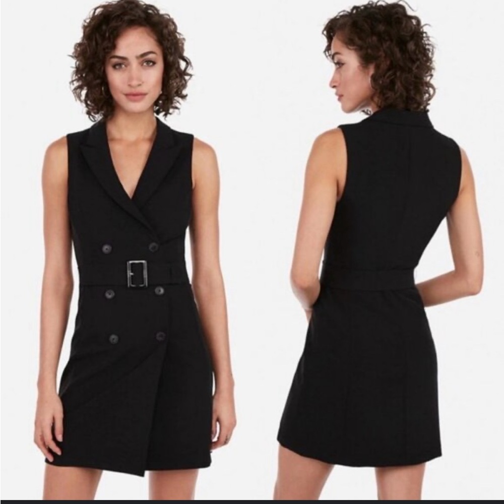 Elegant Black Sleeveless Dress